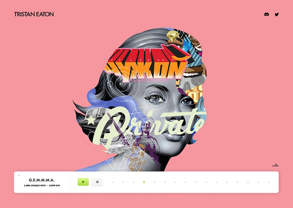 0x420 Artist Microsite Concepts